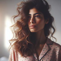 性感美女刚起床